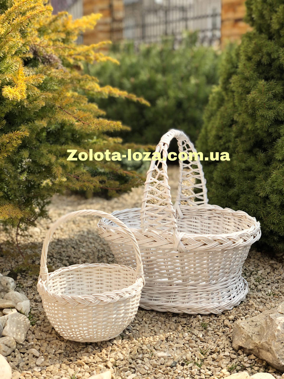 

Корзины пасхальные "Мама+дочка». Арт:4035, Білий