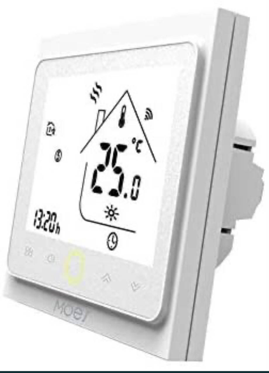 

MOES WiFi Умный термостат Терморегулятор Smart Life Tuya APP, Белый