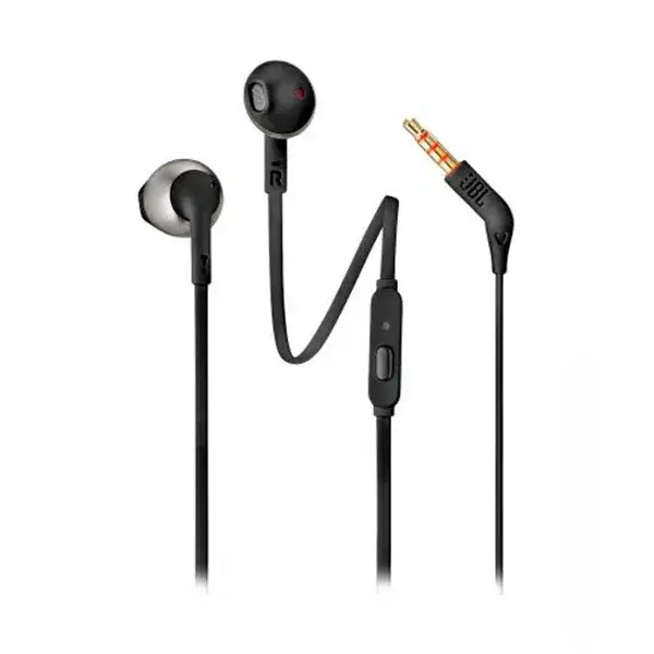 

Проводные наушники JBL T205 Black вкладыши с микрофоном, Черный