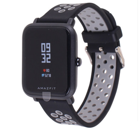 

Ремешок Sport для Xiaomi AMAZFIT Bip / 20 мм Black / Gray (Черный / Серый)