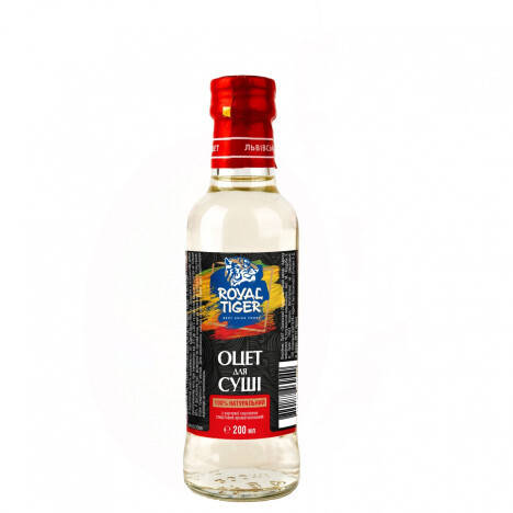

Оцет ароматизований для суші 3% ROYAL TIGER, 200 ml