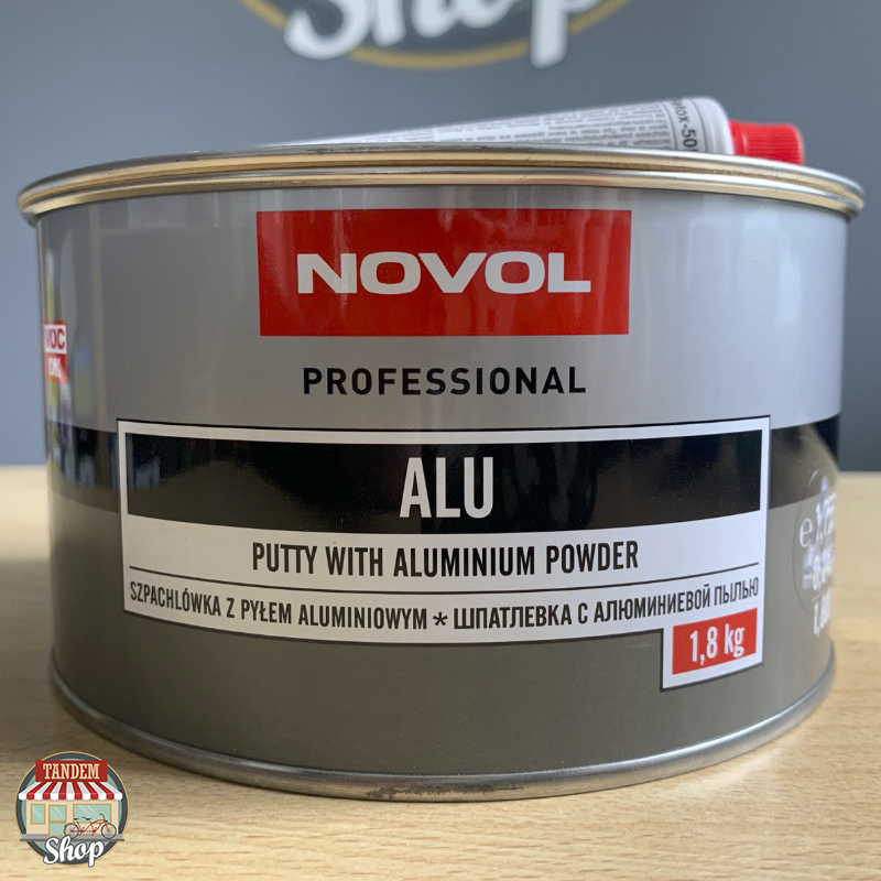 

Шпатлевка с алюминиевым наполнителем Novol ALU, 1,8 кг