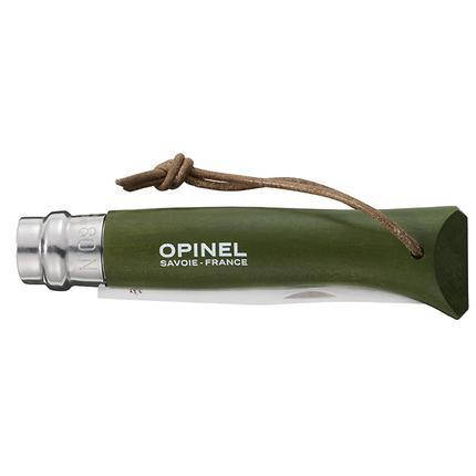

Складной нож с деревянной ручкой и темляком Opinel Inox Origins Khaki No.08 (001703), Хаки