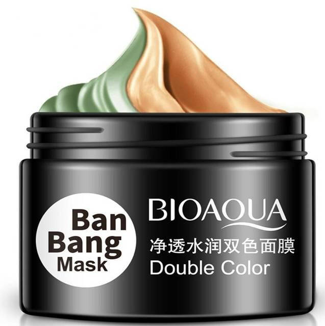 

Маска двухфазная для комбинированной кожи Ban Bang mask Bioaqua ПРИМЯТАЯ УПАКОВКА