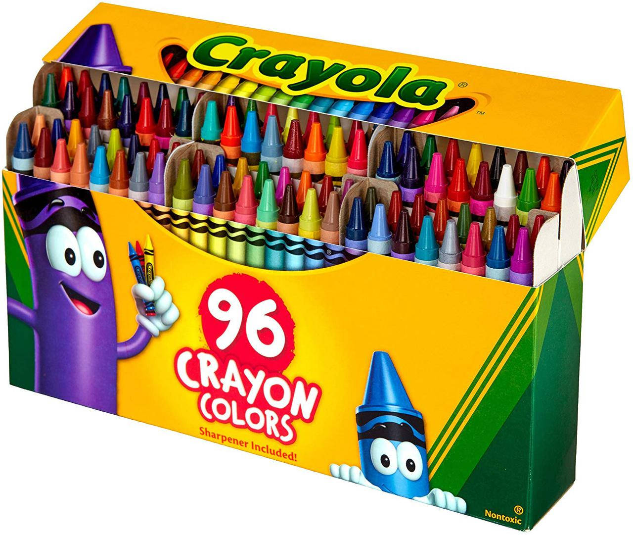 

Crayola Восковые карандаши Crayons 96 шт .