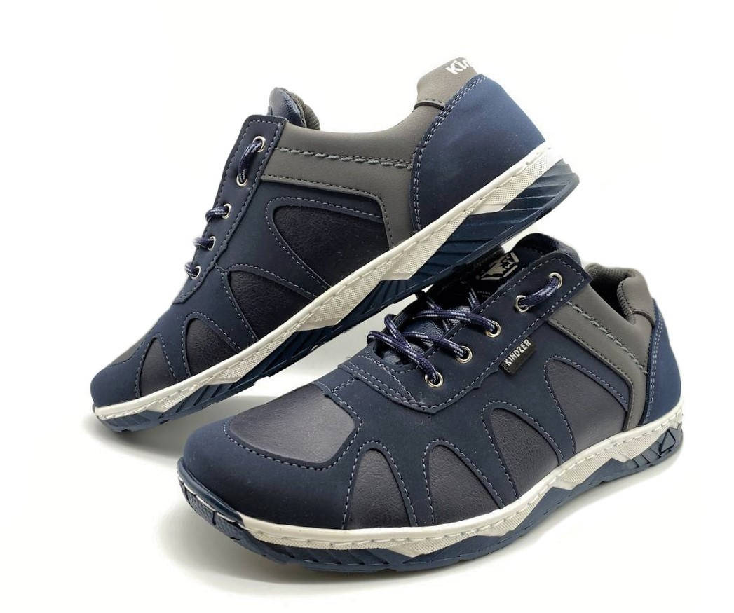 

Кроссовки мужские Kindzer синие 40 розмір - 26 см, Синий