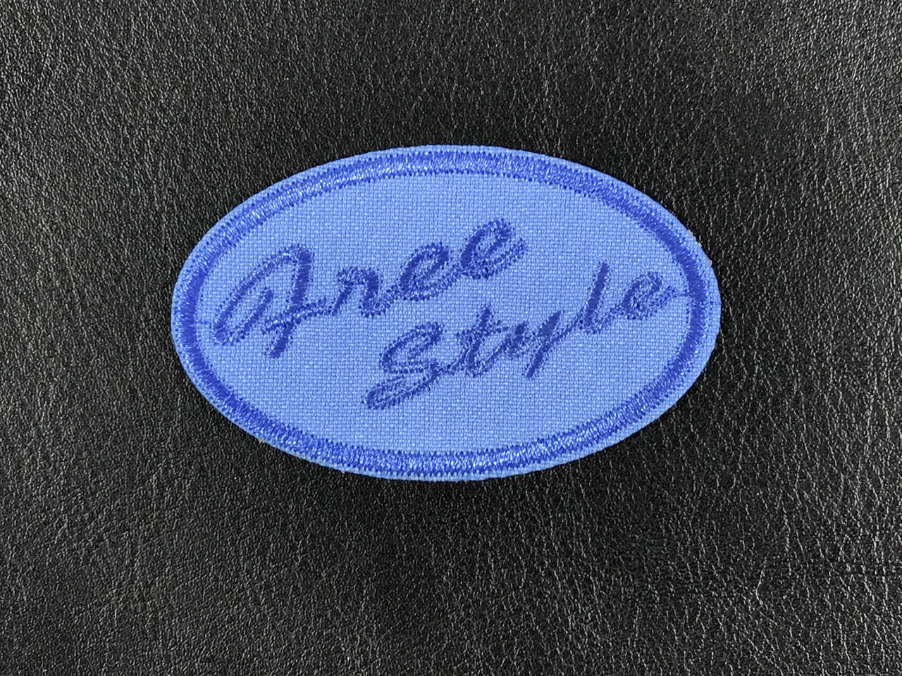 

Нашивка Free Style цвет голубой 65x40 мм