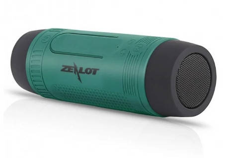 

Портативная Bluetooth вело колонка Zealot S1 Фонарик Радио (Зеленый)