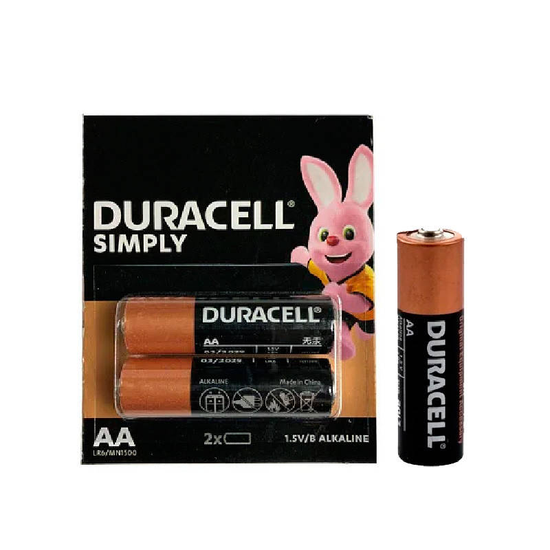 

Пальчиковые алкалиновые батарейки AA / LR6 Duracell simply