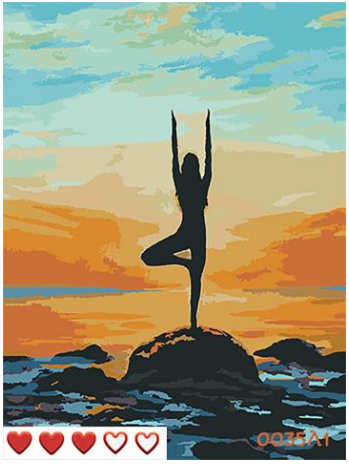 

0035Л1 Картина "Наодинці з собою" 40*50 см