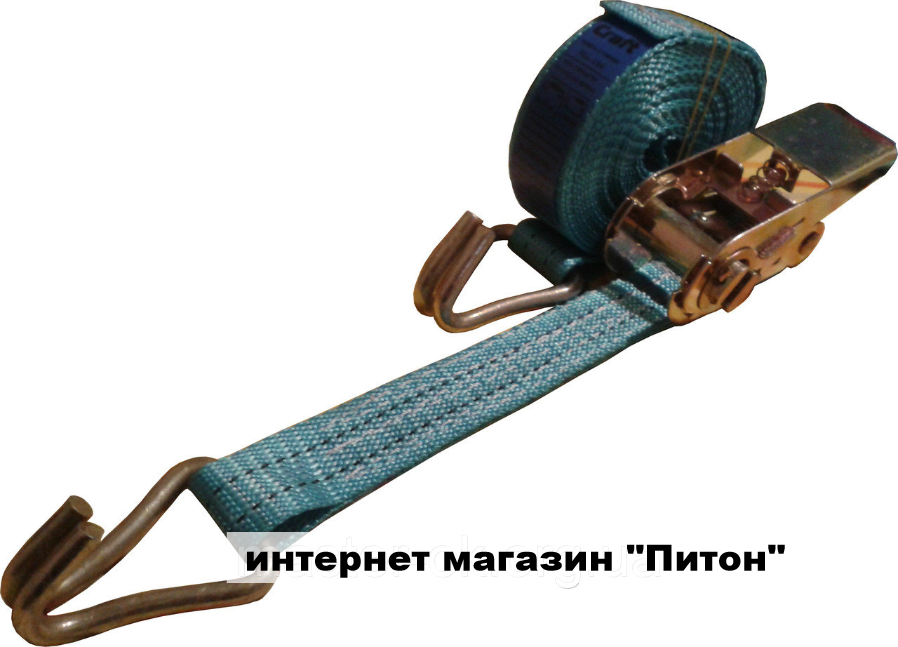 

Стяжной ремень, крюк-крюк, трещотка , 4м, лента 28мм