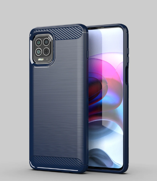 

TPU чехол накладка Urban для Motorola G100 (4 цвета) синий