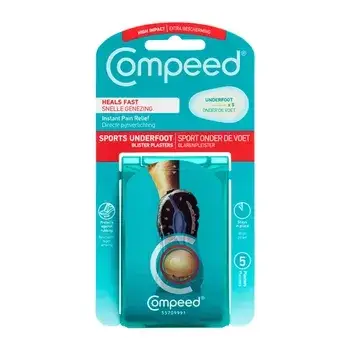 

Компід(Compeed) - набір пластирів від пухирів на стопах, 5 шт.