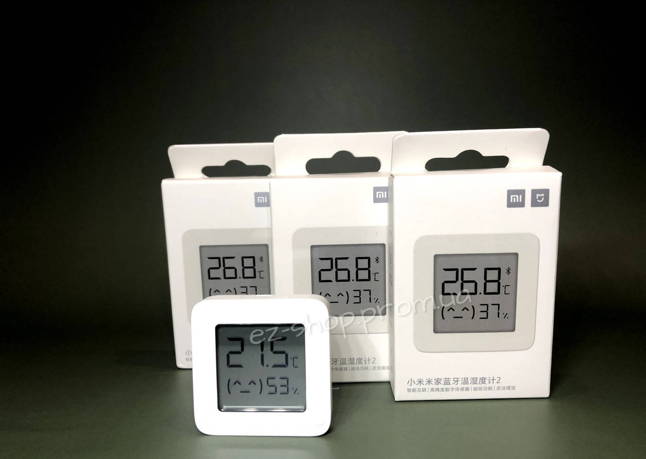 

Датчик температуры и влажности Xiaomi MiJia Temperature & Humidity Electronic Monitor 2 LYWSD03MMC