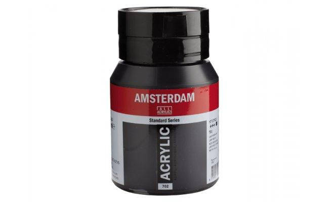 

Краска акриловая AMSTERDAM, (702) Сажа газовая, 500 мл, Royal Talens