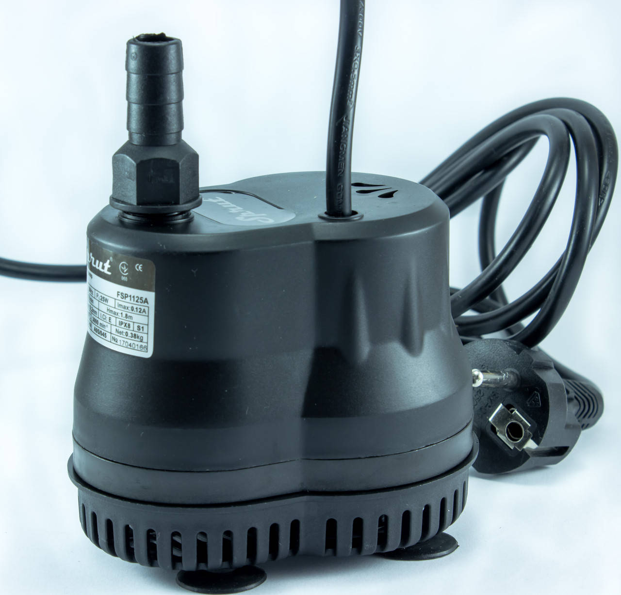 

Насос для фонтана или водопада Sprut FSP 1125A. 25 Вт. 1 м3/час, 1,8 м подъем!