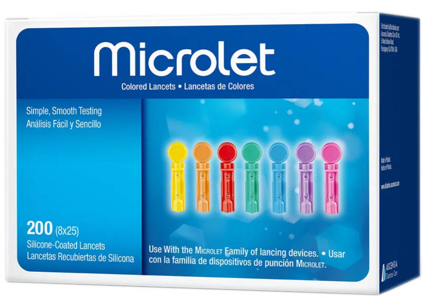 

Ланцеты иголки 200 шт для глюкометра Microlet
