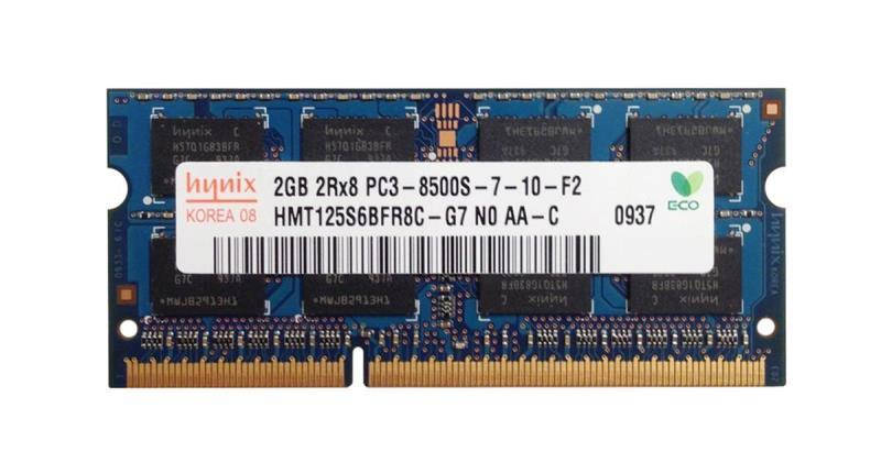 

БУ Оперативная память Hynix (SO-DIMM, DDR3, 2Gb, 1066 MHz, HMT125S6BFR8C-G7)
