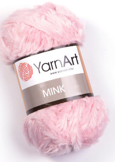 

Пряжа Mink Yarnart-347, Розовый