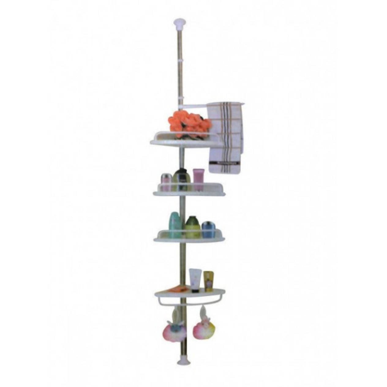 

Угловая металлическая полка для ванной комнаты стойка Bathroom rack