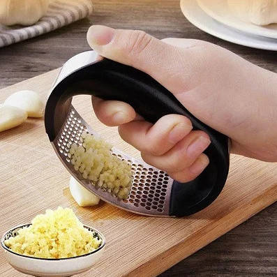 

Ручной измельчитель чеснока, чесночница Arc-shaped, Оранжевый int