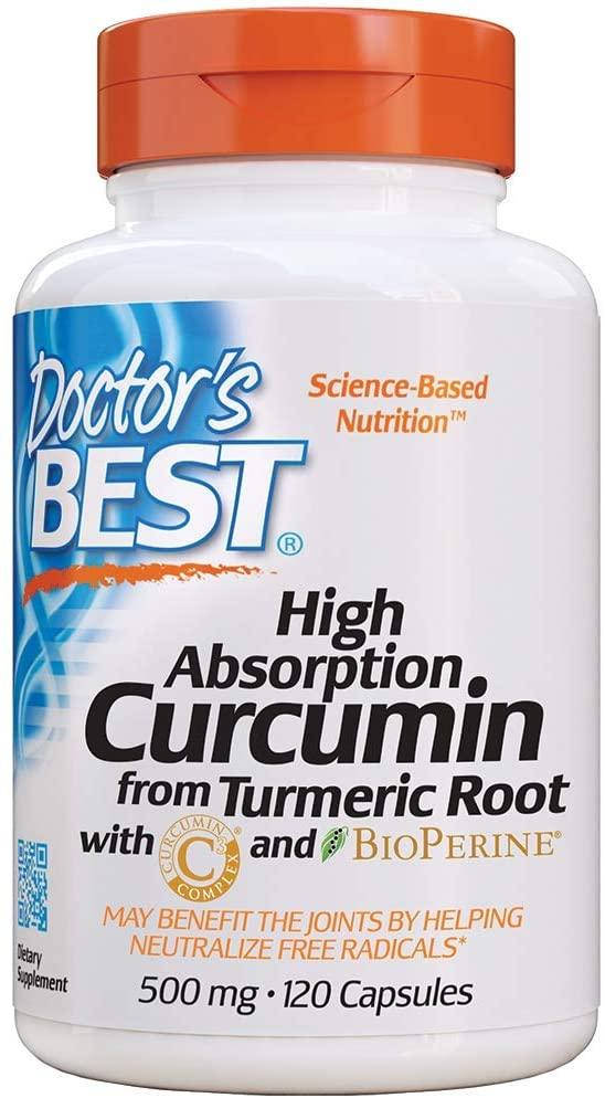 

Куркумин Doctor's Best High Absorption Curcumin with BioPerine 500mg 120 капсул