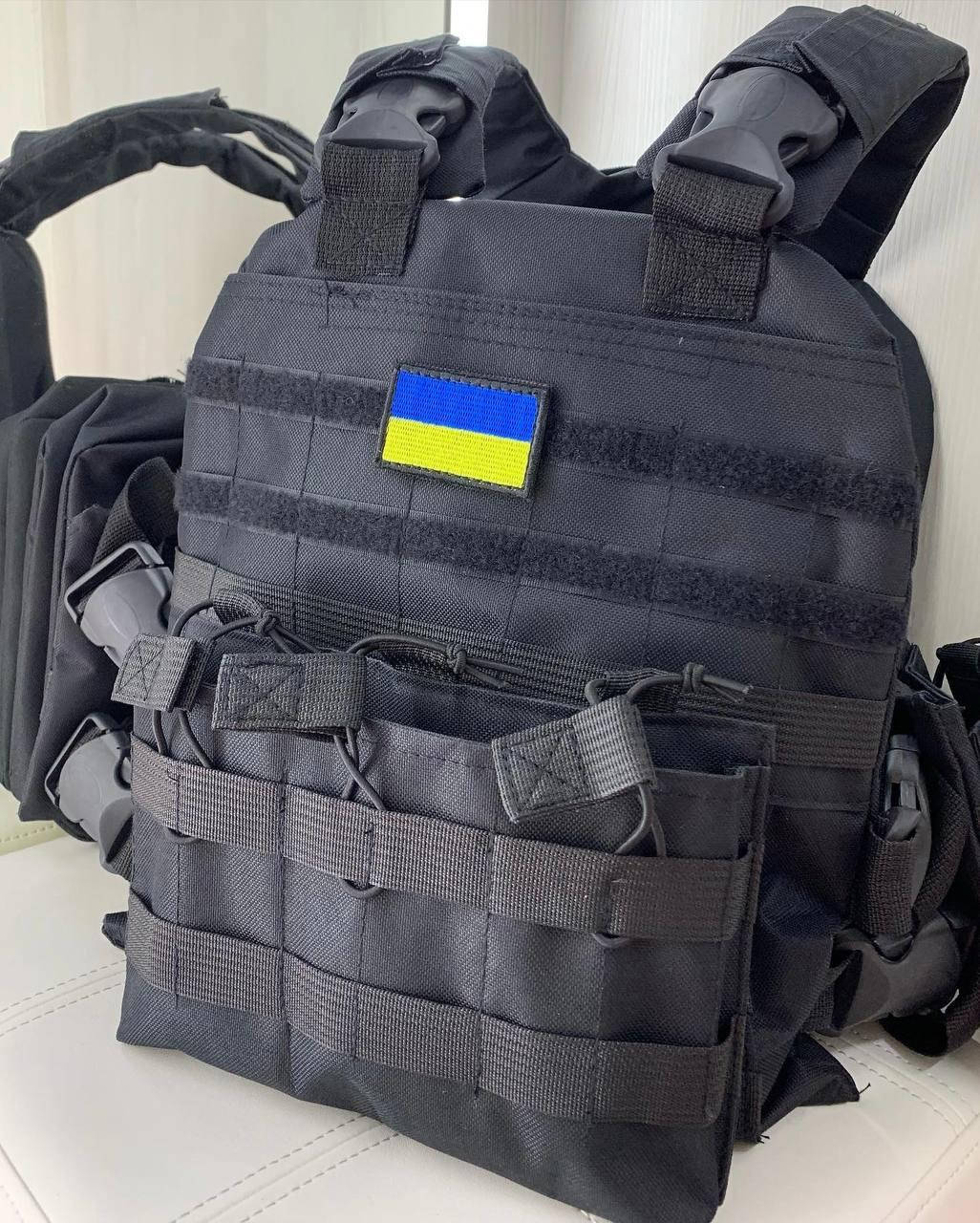 

Плитоноска с подсумками, мощный бронежилет, чехол для плит молли, плитоноска кордура 1000 цвет черный