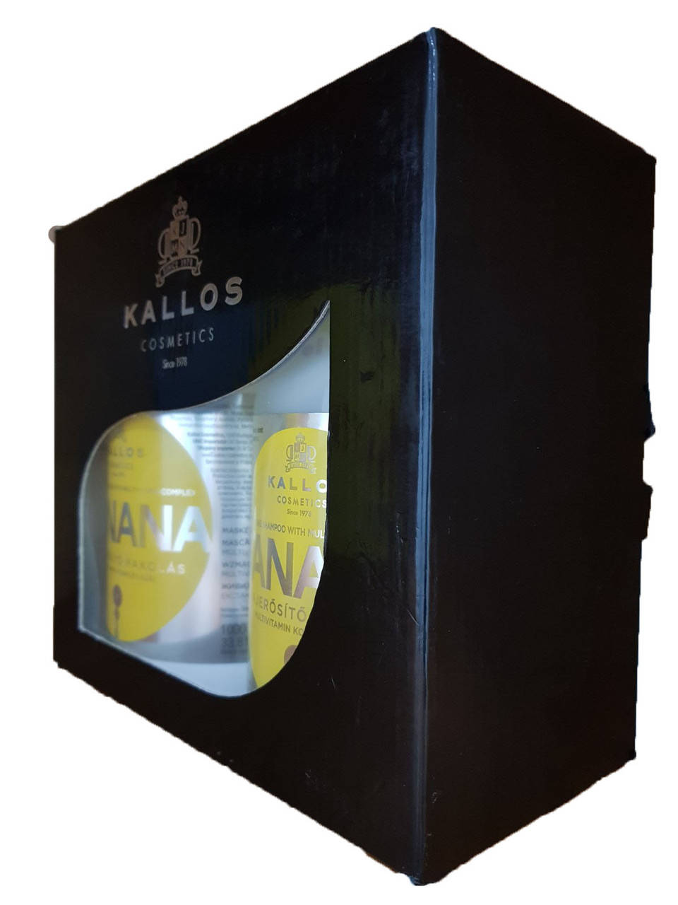 

Подарочный набор Kallos Cosmetics Banana шампунь и маска для волос с экстрактом банана 1000мл