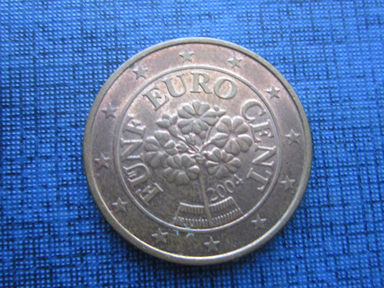 

Монета 5 евроцентов Австрия 2004