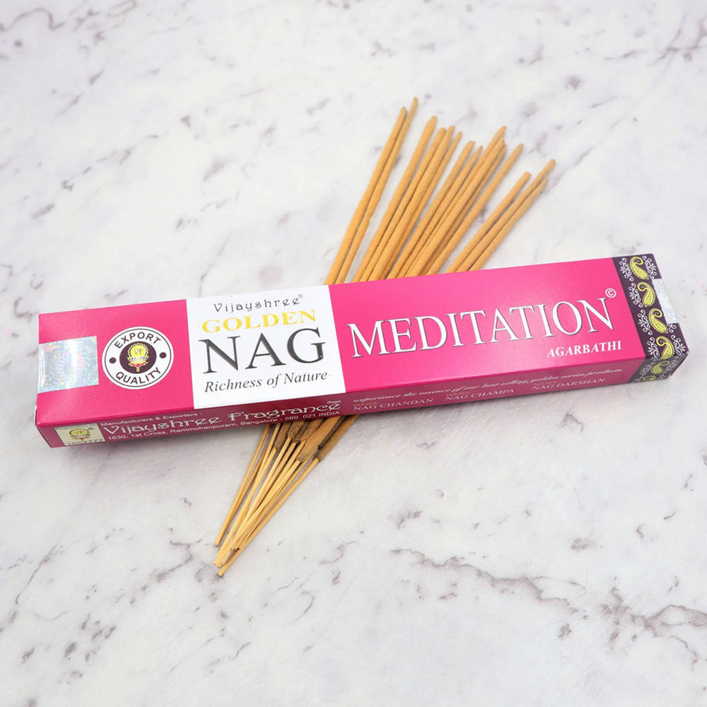 

Аромапалочки Голден Наг Медитация (Golden Nag Meditation, Vijayshree), 15 грамм