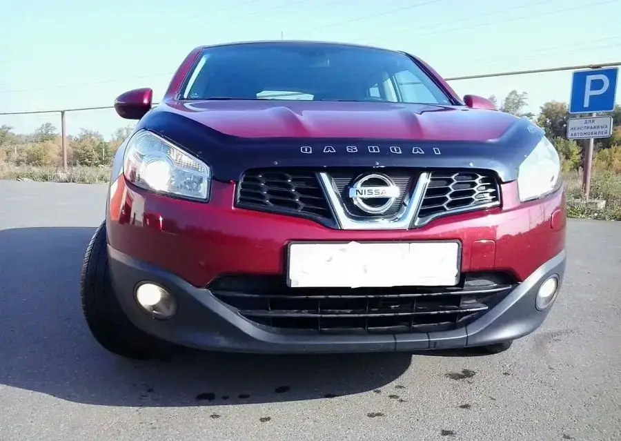 

Дефлектор капота (мухобойка) Nissan Qashqai 2009-2014 (ниссан кашкай)