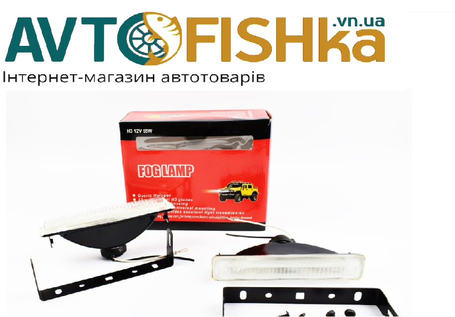 

ФАРА ПРОТИВОТУМАННАЯ "WARRAN" (HY-050) прямоугольная. белая 178*35мм (2 шт.), Черный