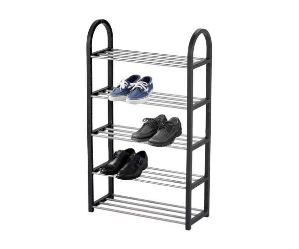 

Поличка для взуття 5-ти яр. 82*50*19 см Eco Fabric (метал + пластик)