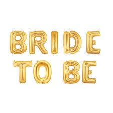 

Набор надувных фольгированных шаров BRIDE TO BE 38 см