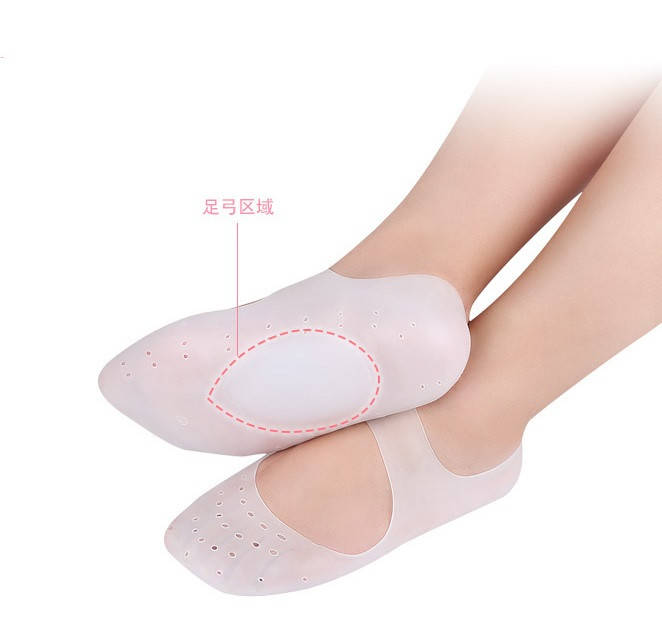 

Силиконовые увлажняющие носочки против трения стопы с супинатором Anti-Crack Silicone Socks