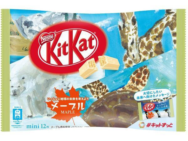 

Батончики Kit Kat Maple Кленовый сироп 12s