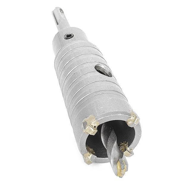 

Комплект: сверло корончатое по бетону 32мм+Переходник SDS Plus 100мм INTERTOOL SD-7032