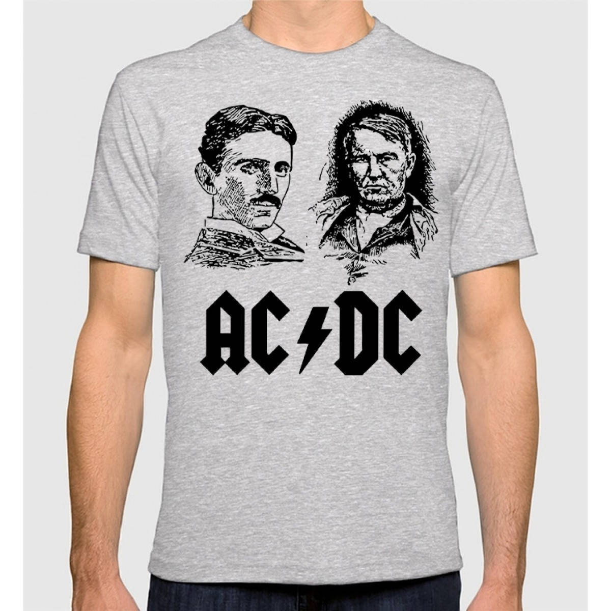 

Футболка с принтом "AC/DC (Эй-си/Ди-си) с портретами" Push IT XL