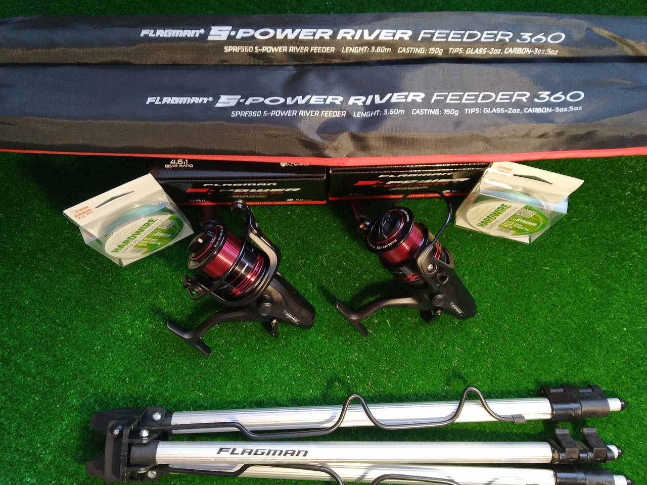 

Набор фидерный Flagman S-Power River ( Удилище 3,6 м тест 150 г + Катушка 5000 )