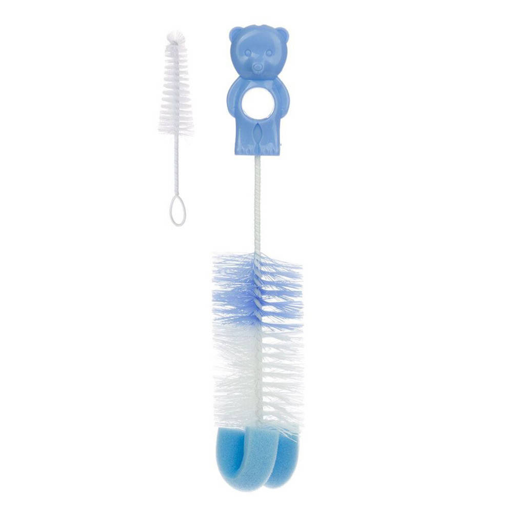 

Ершик для мытья бутылочек и сосок голубой Canpol Babies (5903407024103)