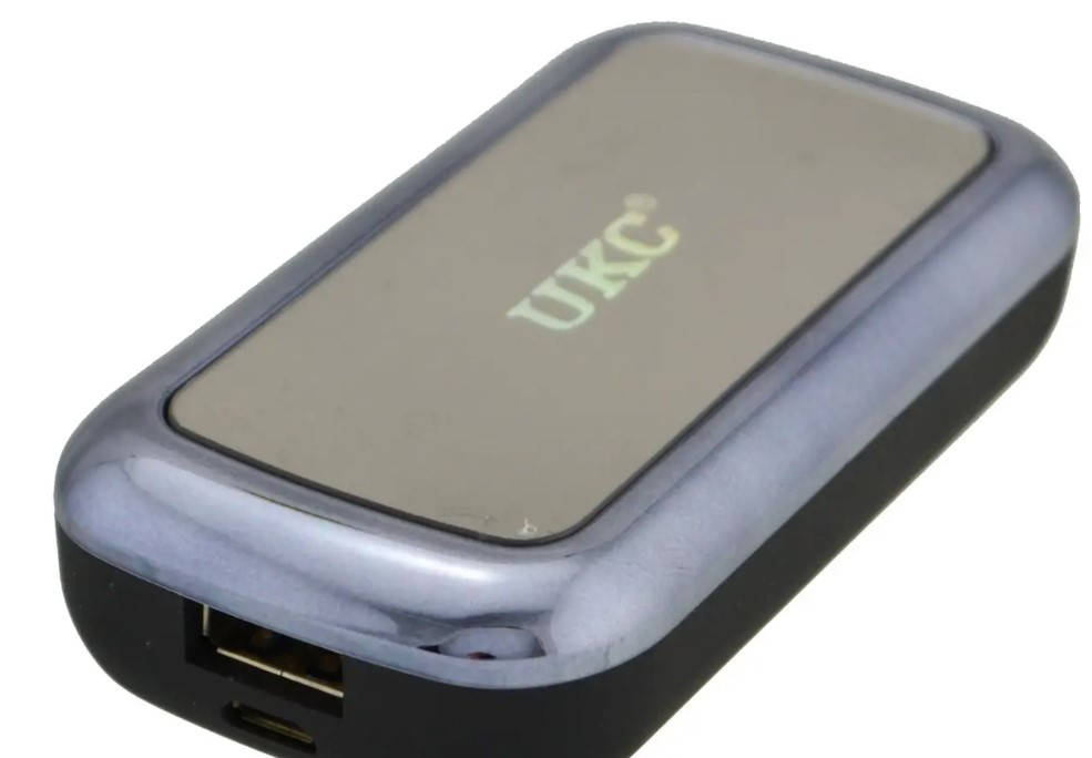 

Внешний аккумулятор Power bank UKC MJ-02 8000 mAh зеркальный Серебряный