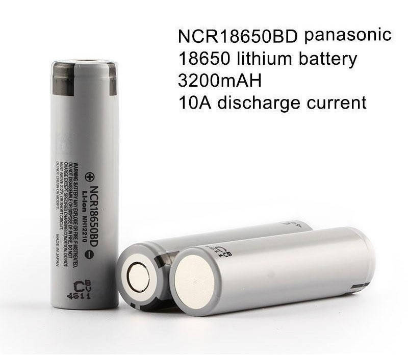 

Аккумулятор Panasonic NCR18650BD Li-Ion 3200 mAh (без платы защиты)