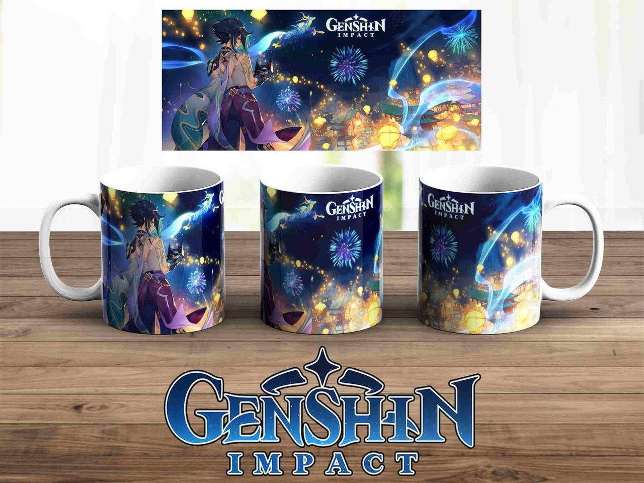 

Чашка Genshin Impact "Сяо и Праздник Морских Фонарей" Геншин