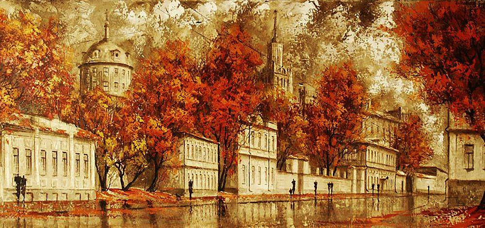 

Набор алмазной вышивки "Осень в городе"