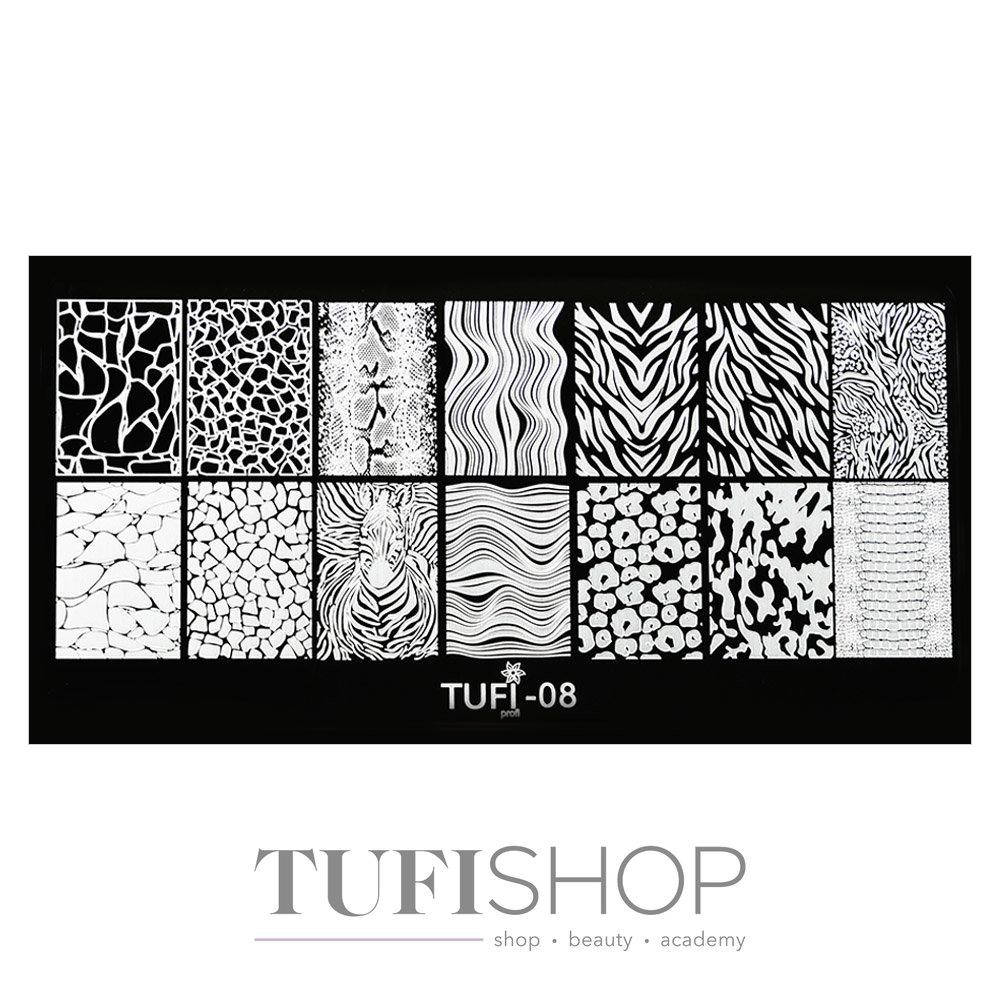 

Пластина для стемпинга TUFI profi PREMIUM №8 (099889)