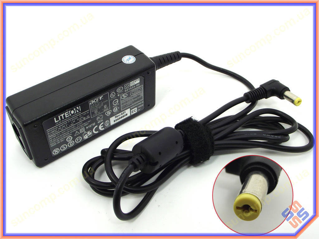 

Блок питания для Acer E100, D210, D250, D255. D257, D260, 532h, 531H (19V 1.58A 30W (5.5*1.7)) ORIGINAL