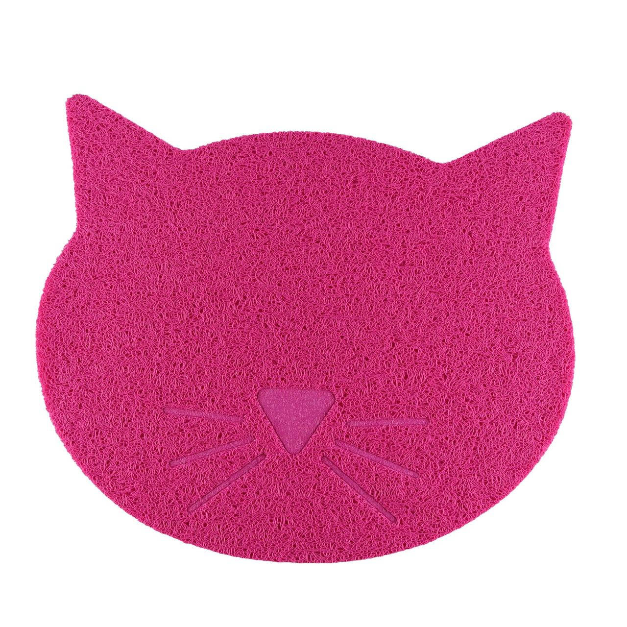 

Коврик для кошачьего туалета резиновый розовый