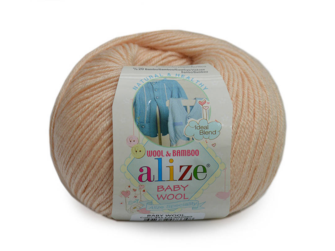 

Alize Baby Wool, Миндаль №491, Розовый