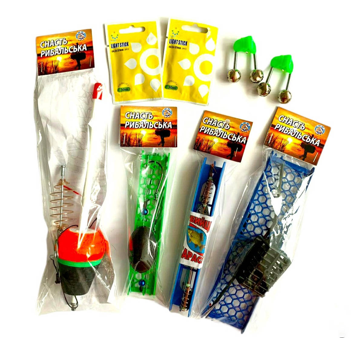 

НАБОР ГОТОВЫХ СНАСТЕЙ ДЛЯ ЛЕТНЕЙ РЫБАЛКИ № 2