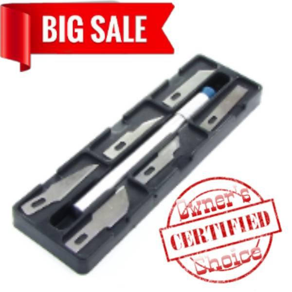 

Скальпель 7 in 1 (ручка с 6-ю лезвиями разной формы)